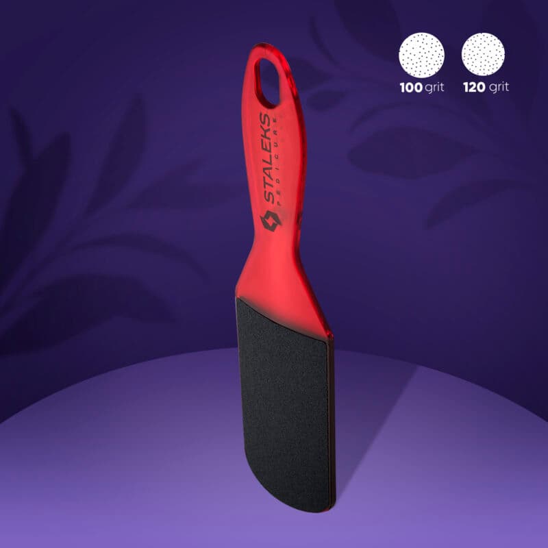 Plastic foot file EXPERT 10 TYPE 2 80/120 grit, foto 1 nga 3