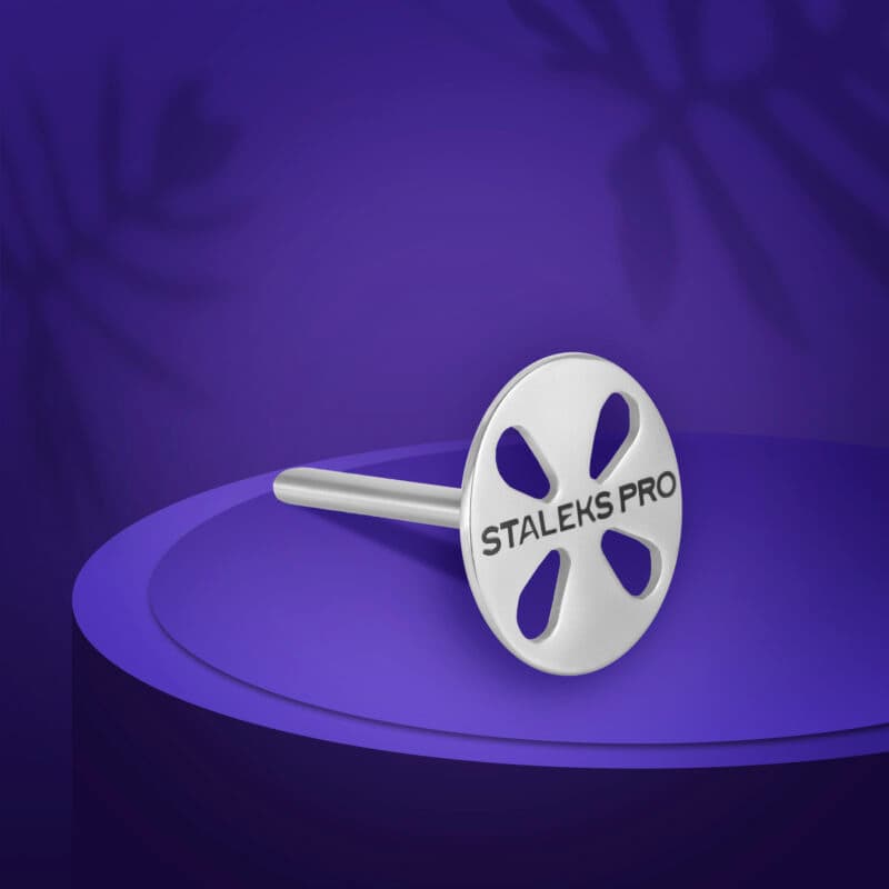Pedicure disc PODODISC L EXPERT and set of disposable files 180 grit 5 pcs (25 mm), foto 1 nga 2