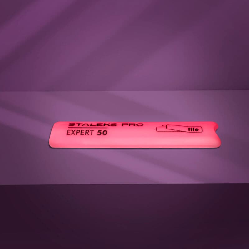 Short beveled plastic base for nail file EXPERT 50, foto 1 nga 2