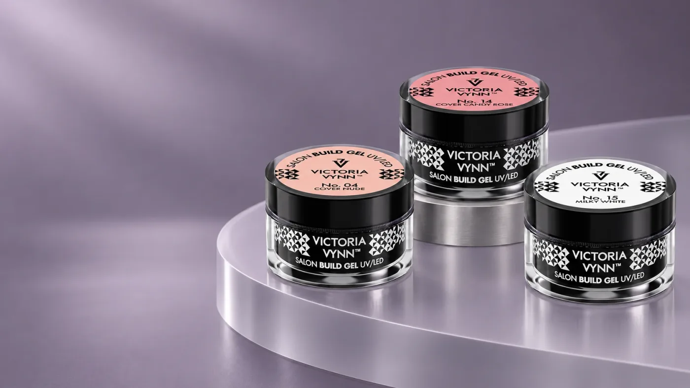 Koleksioni Build Gel Victoria Vynn: Cover Candy Rose, Cover Nude dhe Milky White